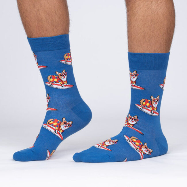 Sock it to me Men's Socks - Corgi-bunga!