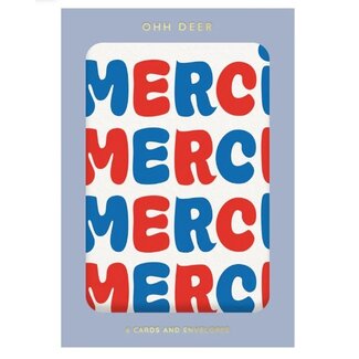 Thank You Card Set:  Merci Merci
