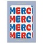 Thank You Card Set:  Merci Merci