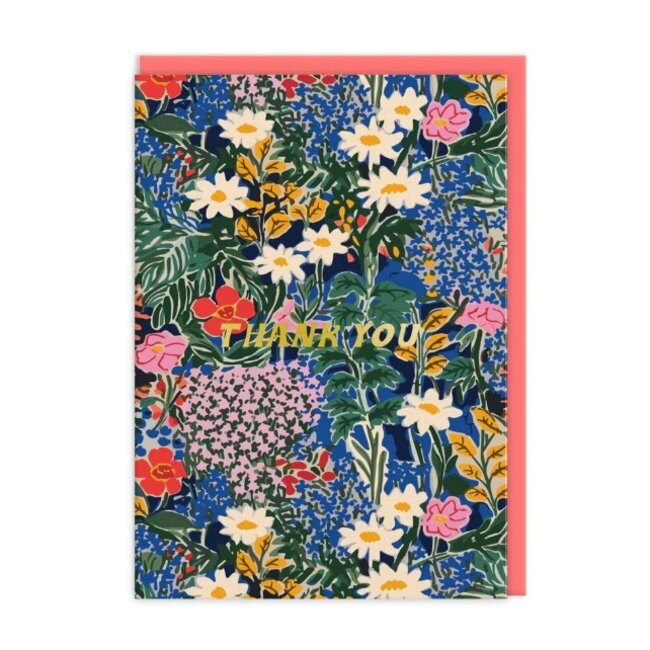 Card Set: Thank You Painted Botanical