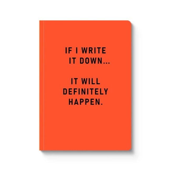 Notebook - Definitely Happen