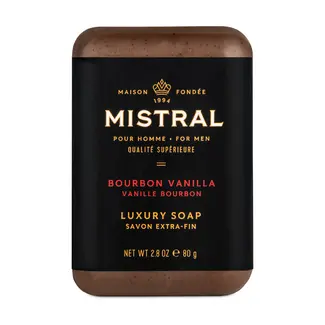 Mistral Mistral Men's Travel Soap 80g- Bourbon Vanilla