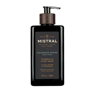 Mistral Mistral Men's Liquid Hand Soap 19.9 fl oz.  Cedarwood Marine