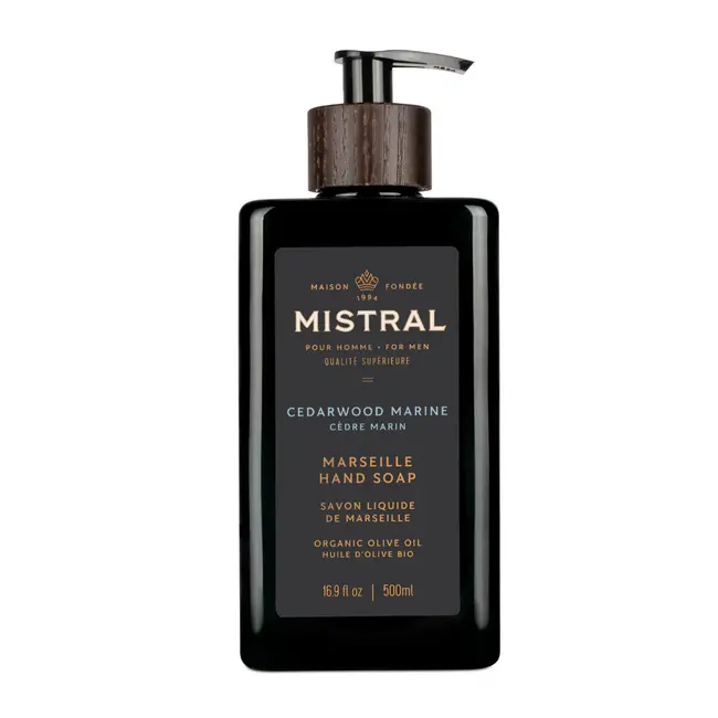 Mistral Mistral Men's Liquid Hand Soap 19.9 fl oz - Cedarwood Marine