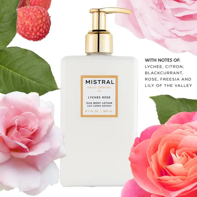 Mistral Luxe Silk Body Lotion 260 ml.- Lychee Rose