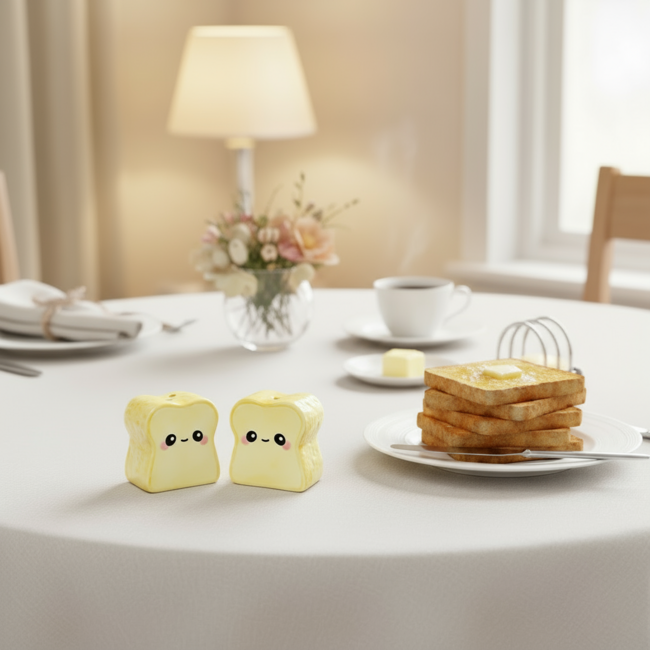 Toaster Salt & Pepper - set of 2