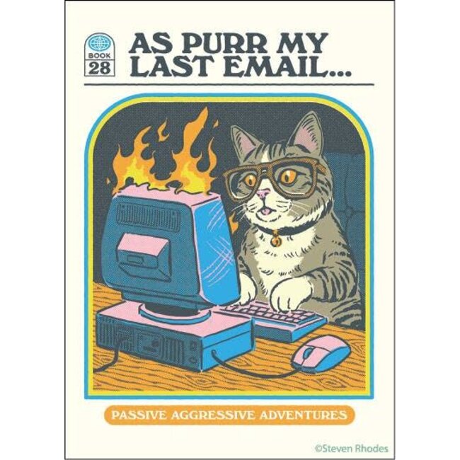 Ephemera Magnet - As Purr My Last Email
