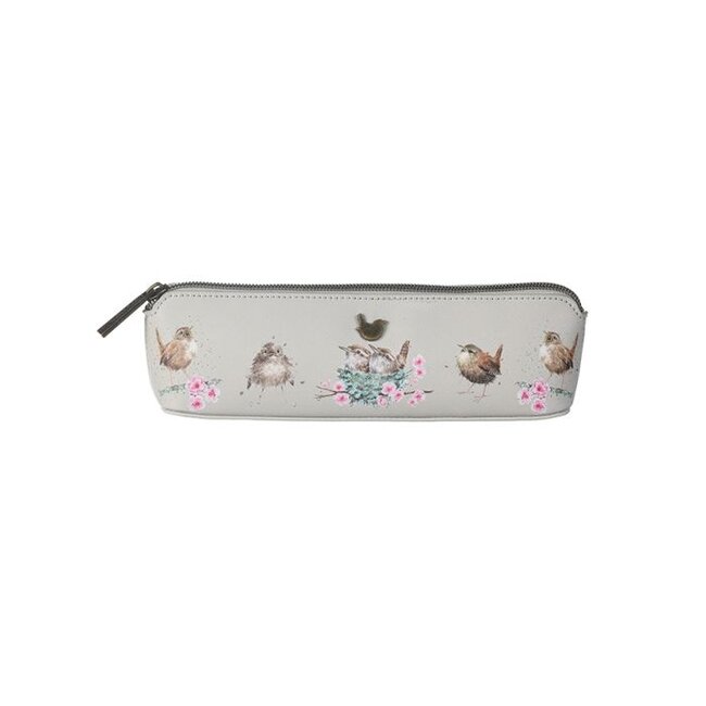 Wrendale 'LITTLE TWEETS' Wren Brush Bag/Pencil Case