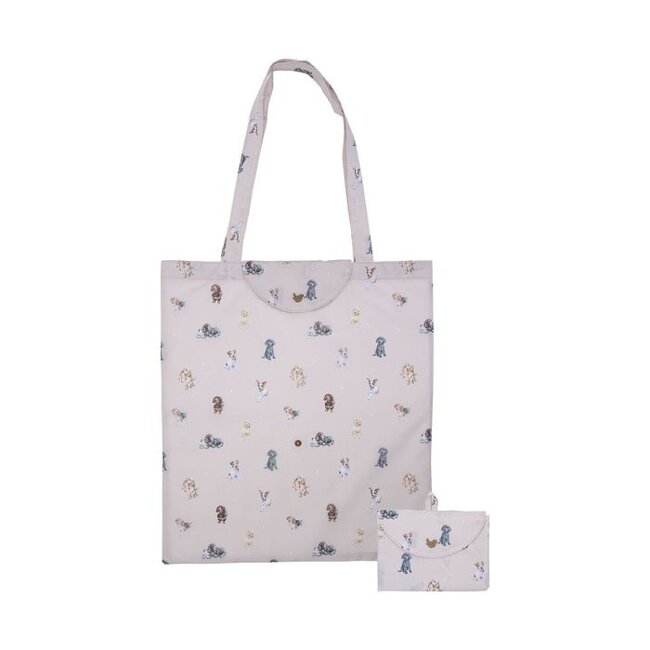 Wrendale 'A DOG'S LIFE' Dog Foldable Shopping Bag