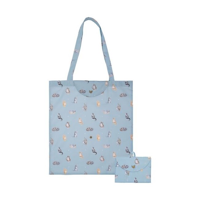 Wrendale 'FELINE FRIENDS' Cat Foldable Shopping Bag
