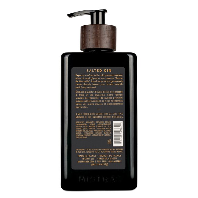 Mistral Mistral Men's Liquid Hand Soap 19.9 fl oz - Salted Gin