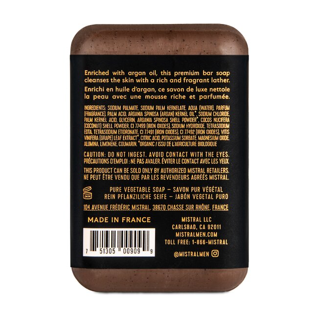 Mistral Mistral Men's Travel Soap 80g - Bourbon Vanilla