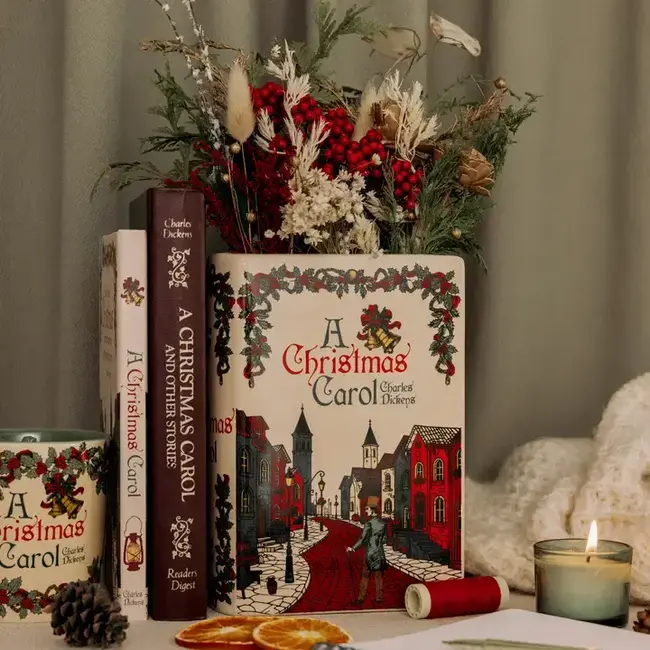 Large Book Vase - A Christmas Carol