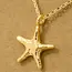 Shirleybird Necklace - Starfish Gold