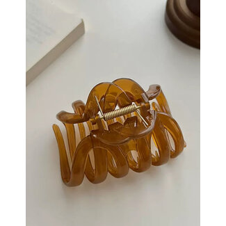 E&S Accessories Acrylic Rounded Hair Claw (more colours)