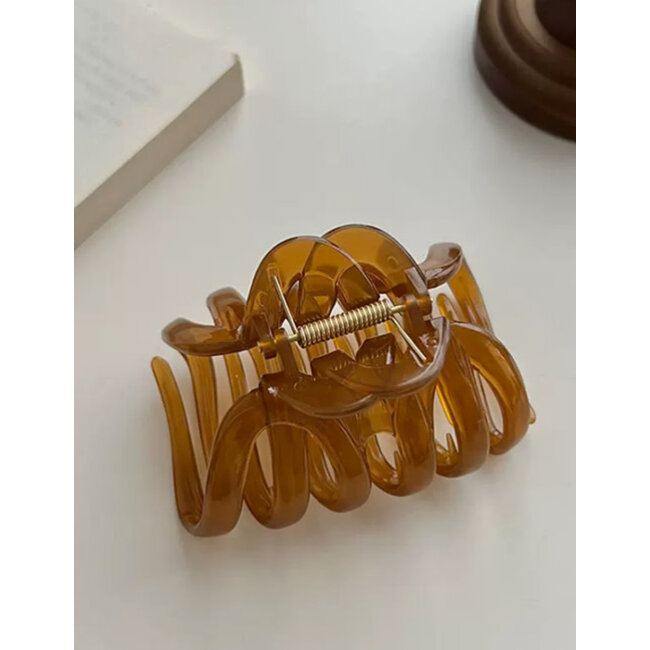 E&S Accessories Acrylic Rounded Hair Claw (more colours)