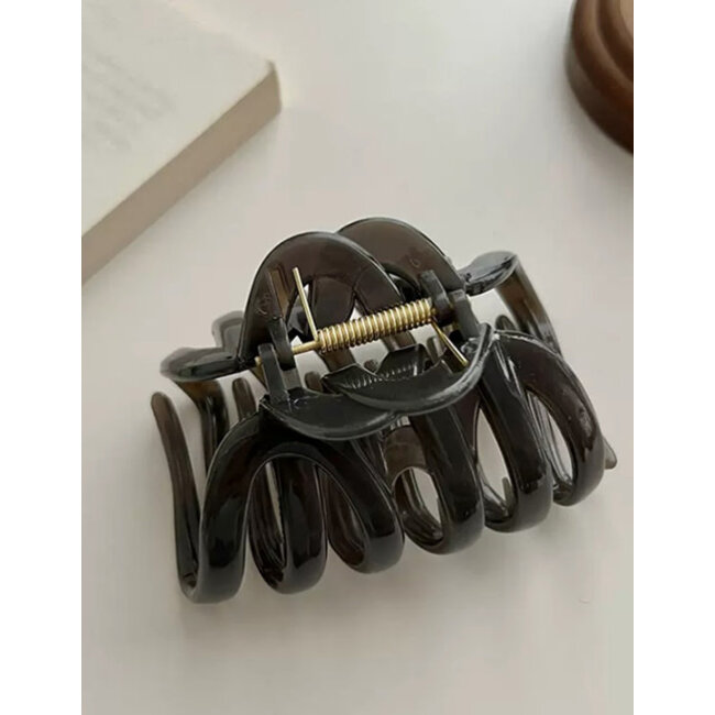 E&S Accessories Acrylic Rounded Hair Claw (more colours)