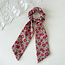 E&S Accessories Floral Scrunchie with Ribbon (more colours)