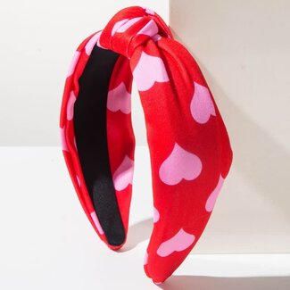 E&S Accessories Red Heart Headband