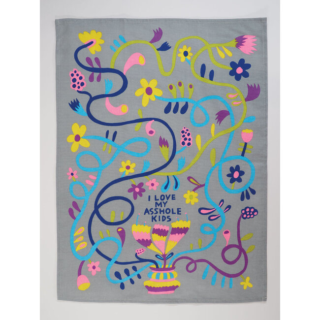 Blue Q Love My Asshole Kids DishTowel
