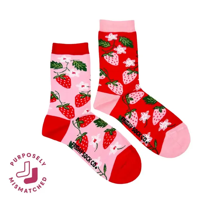 Friday Sock Co. Women's Strawberry Socks