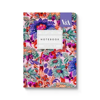 Neon Floral Coral Jungle Premium Notebook