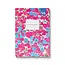 Neon Floral Pink and Blue Premium Notebook