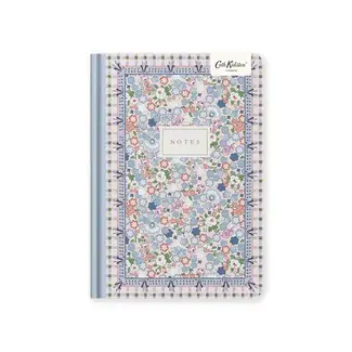 Cream Dreamy Ditsy Check Premium Notebook