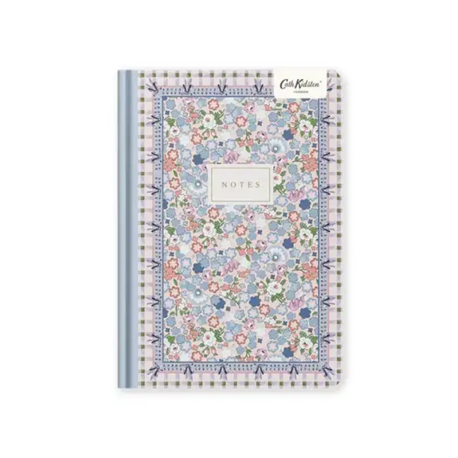 Cream Dreamy Ditsy Check Premium Notebook