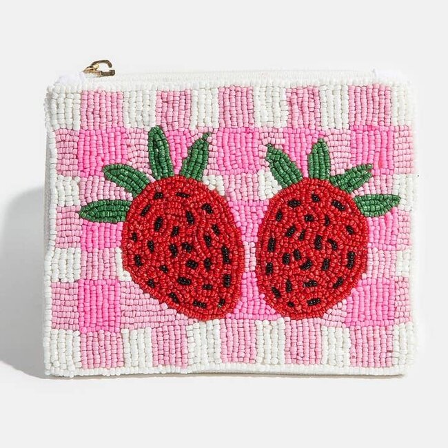 Coin Purse - Double Strawberry