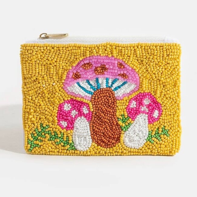 Coin Purse - Vibrant Mushrooms Seed