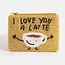 Coin Purse - I Love You A Latte