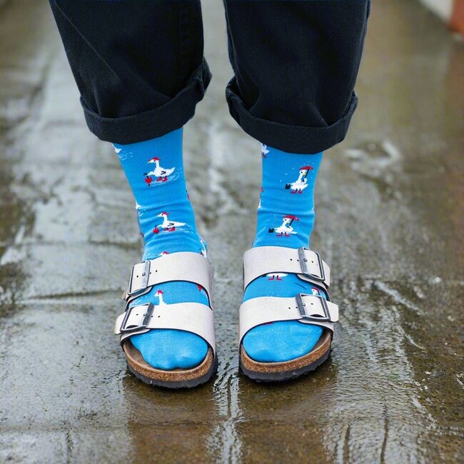 Friday Sock Co. Women's Goose in Rain Socks