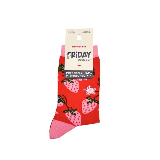 Friday Sock Co. Women's Strawberry Socks