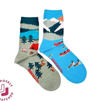 Friday Sock Co. Women's Canada Mountain Scene Socks