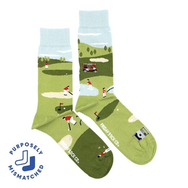 Friday Sock Co. Men's Funny Golf Socks