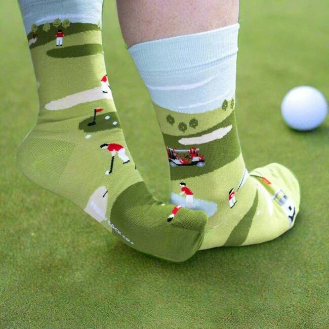 Friday Sock Co. Men's Funny Golf Socks