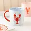 You Are My Lobster, Striped Mug