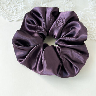 E&S Accessories Embossed Silky Scrunchie