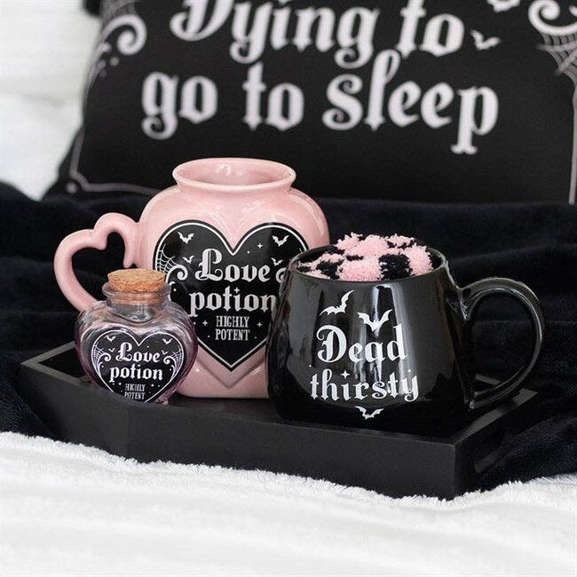 Gothic Love Potion,  Heart Shaped Mug