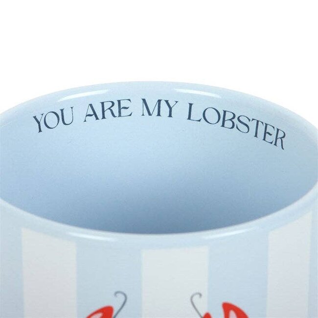 You Are My Lobster, Striped Mug