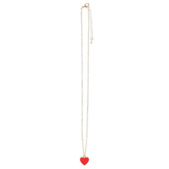 Bestie Enamel Heart Necklace, on Valentine's Day Greeting Card