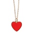 Bestie Enamel Heart Necklace, on Valentine's Day Greeting Card