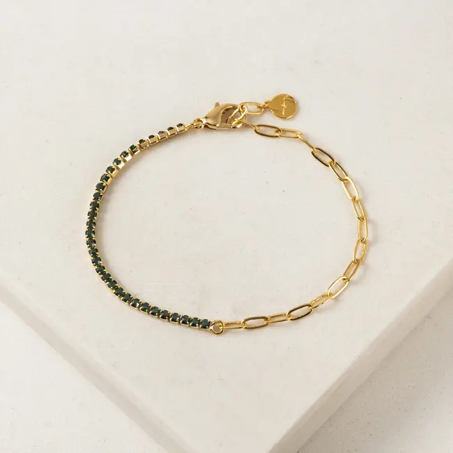 Lover’s Tempo Tennis Paperclip Bracelet