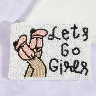 Fame Accessories Coin Purse - Cowboy Boots, Lets Go Girls