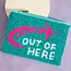 Coin Purse - Out of Here Airplane