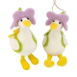 Felt Duck Ornaments
