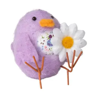 Felt Chick With Daisy