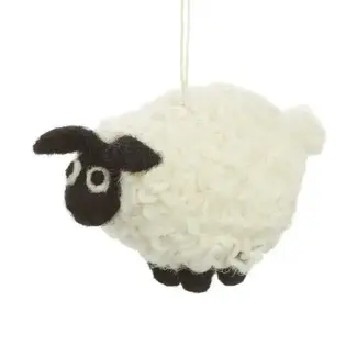 Hanging Black Sheep Felt Easter Decoration