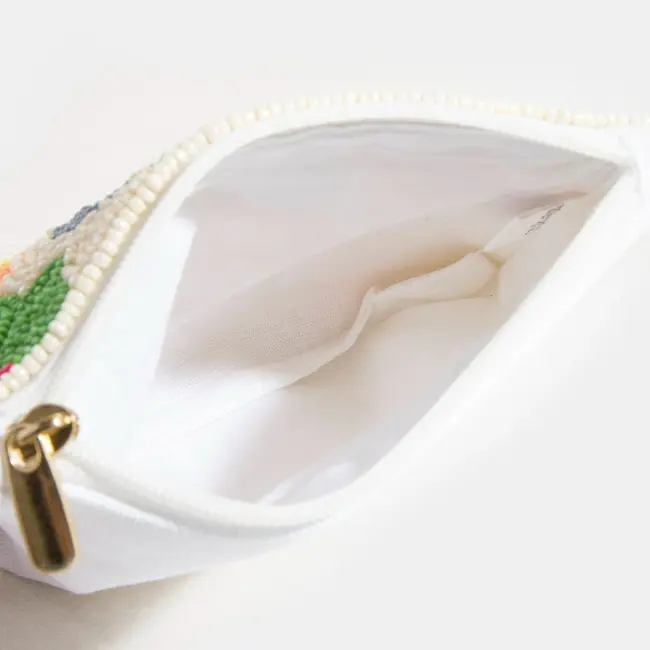 Coin Purse - Mushroom and Flowers